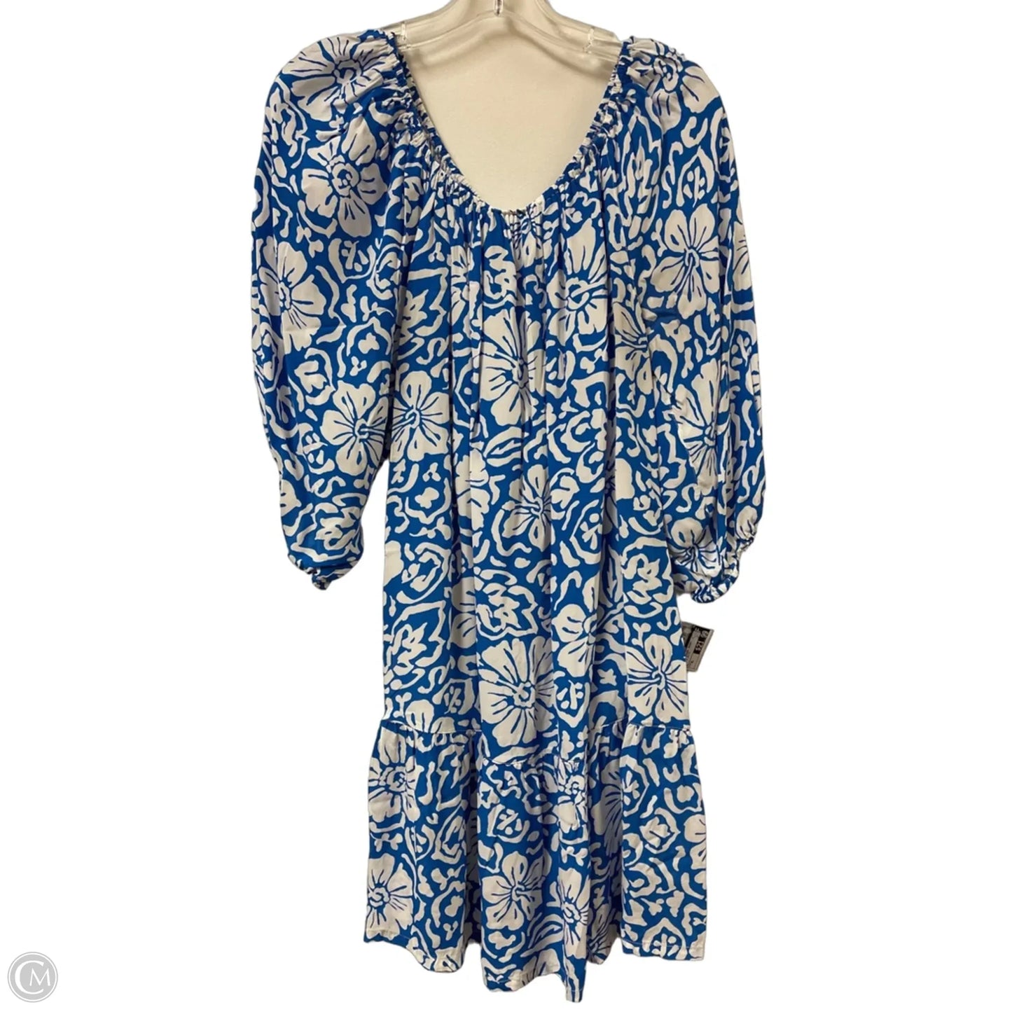 Dress Casual Short By Tommy Bahama In Blue & White, Size: Xl