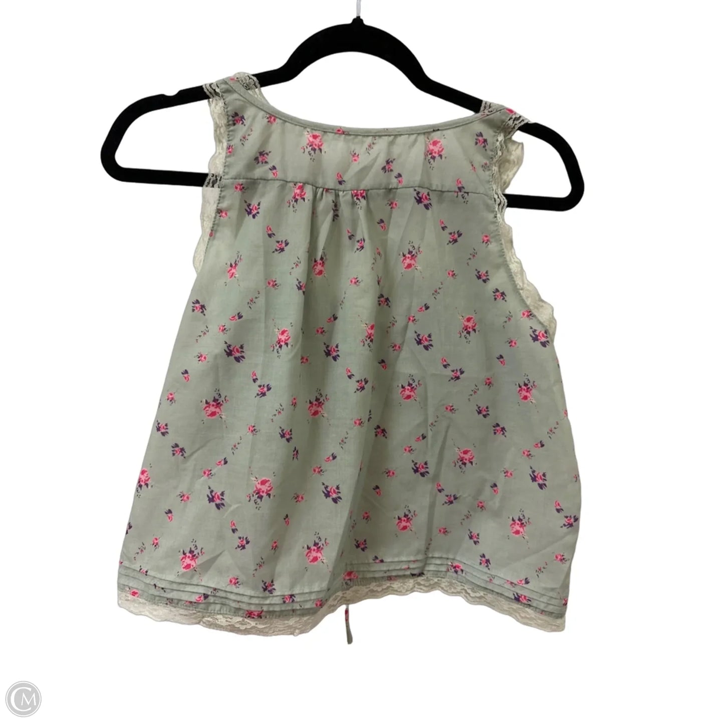 Top Sleeveless By Clothes Mentor In Green, Size: S