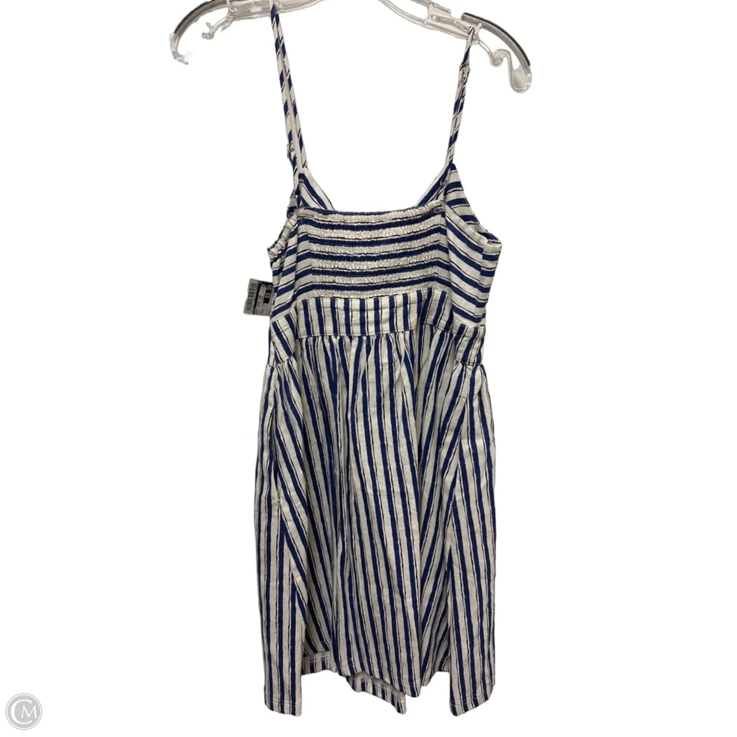 Dress Casual Short By Gilli In Blue & White, Size: M