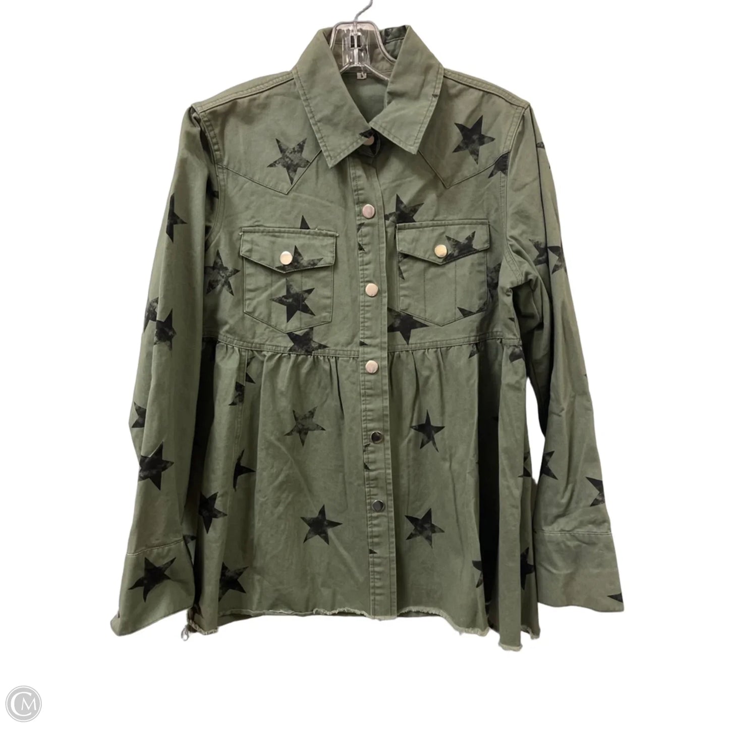 Jacket Other By Clothes Mentor In Green, Size: S