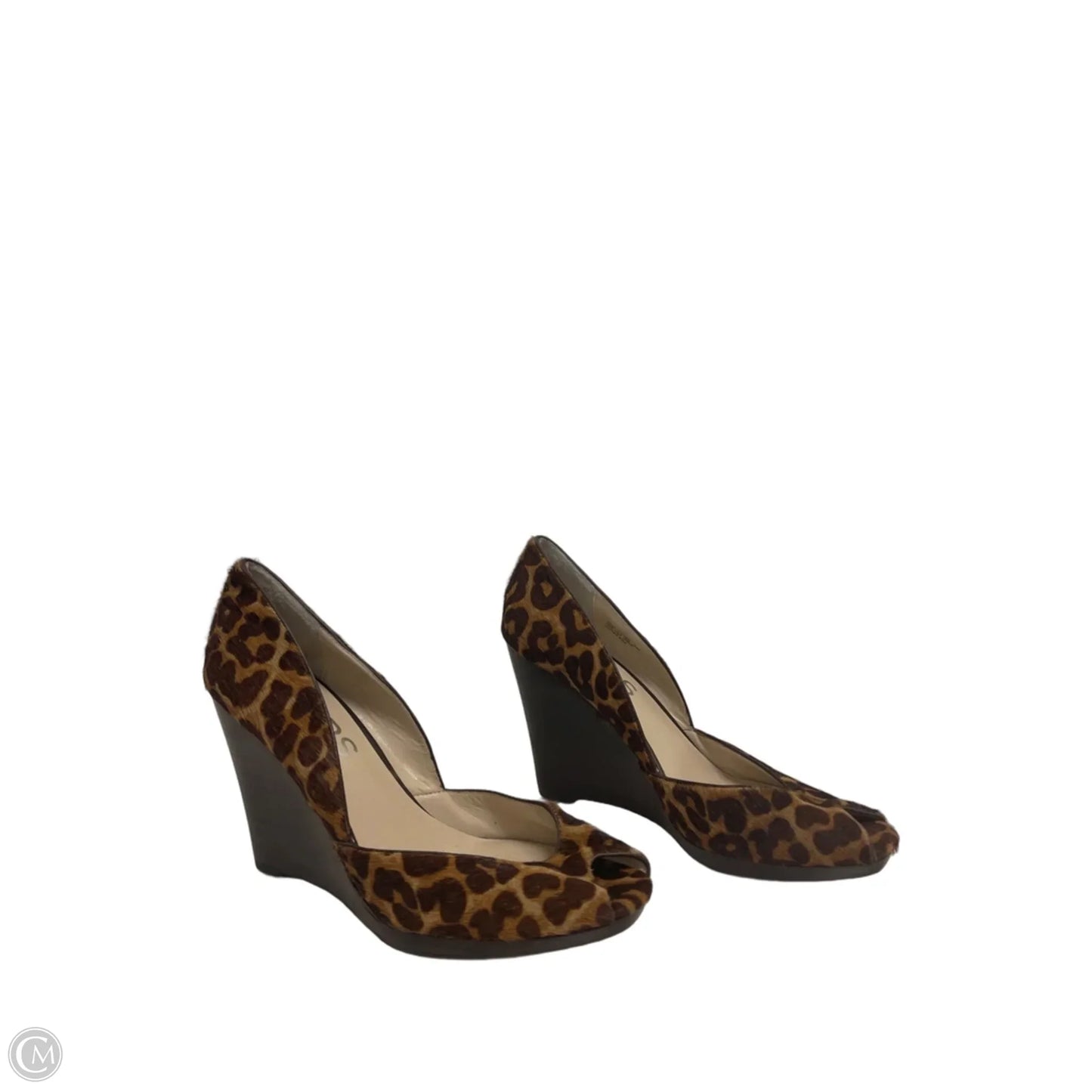 Shoes Heels Wedge By Michael By Michael Kors In Animal Print, Size: 9