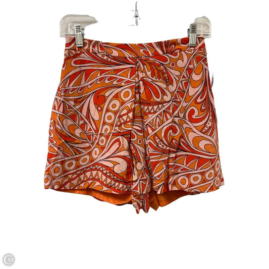 Shorts By Express In Orange, Size: 0