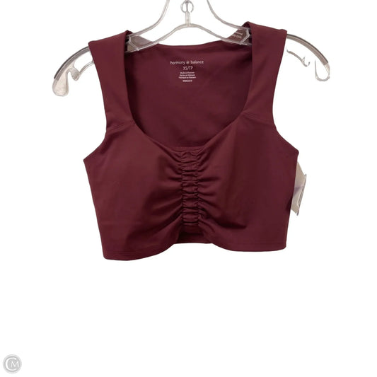 Athletic Bra By Clothes Mentor In Red, Size: Xs