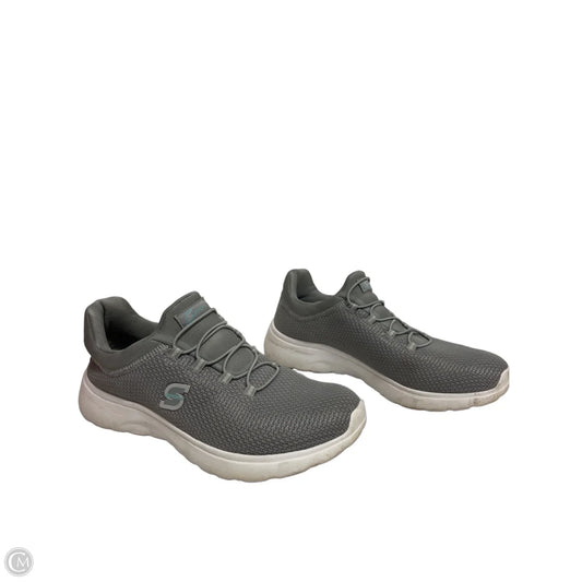 Shoes Athletic By Skechers In Grey, Size: 8.5