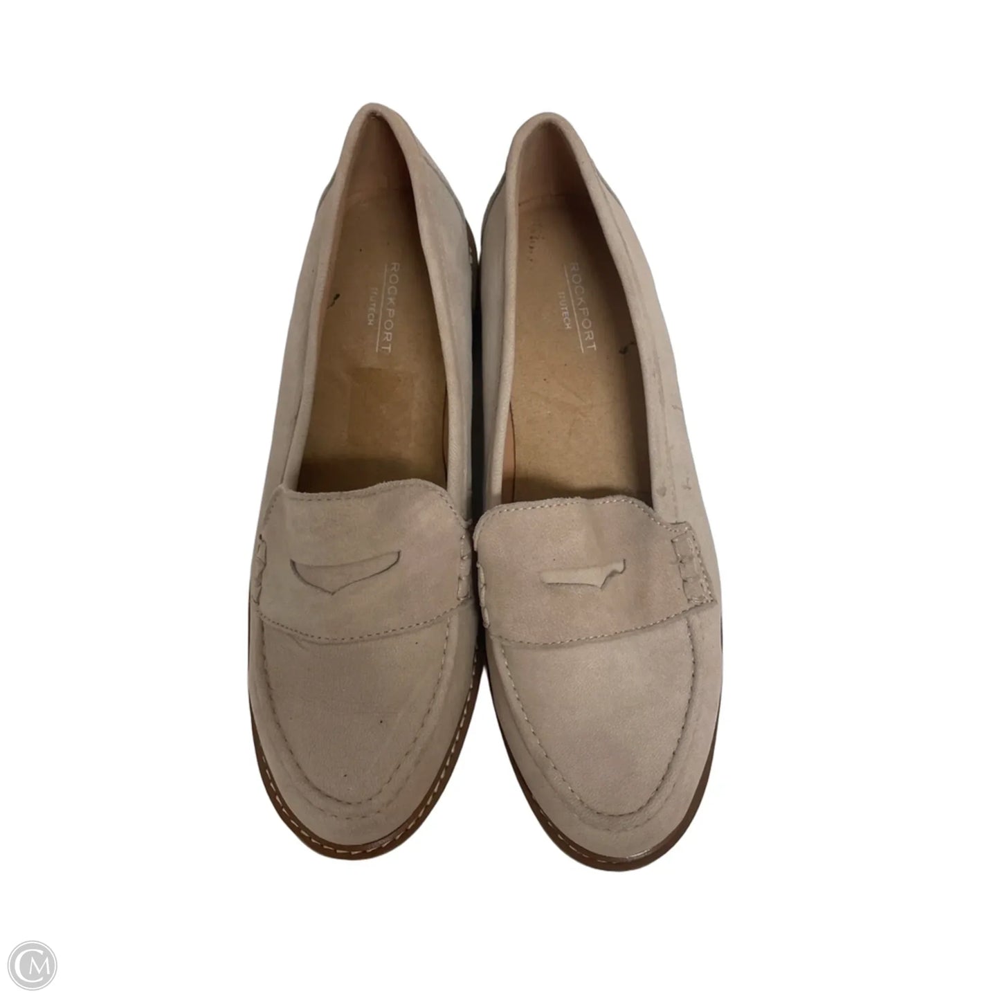 Shoes Flats By Rockport In Taupe, Size: 8