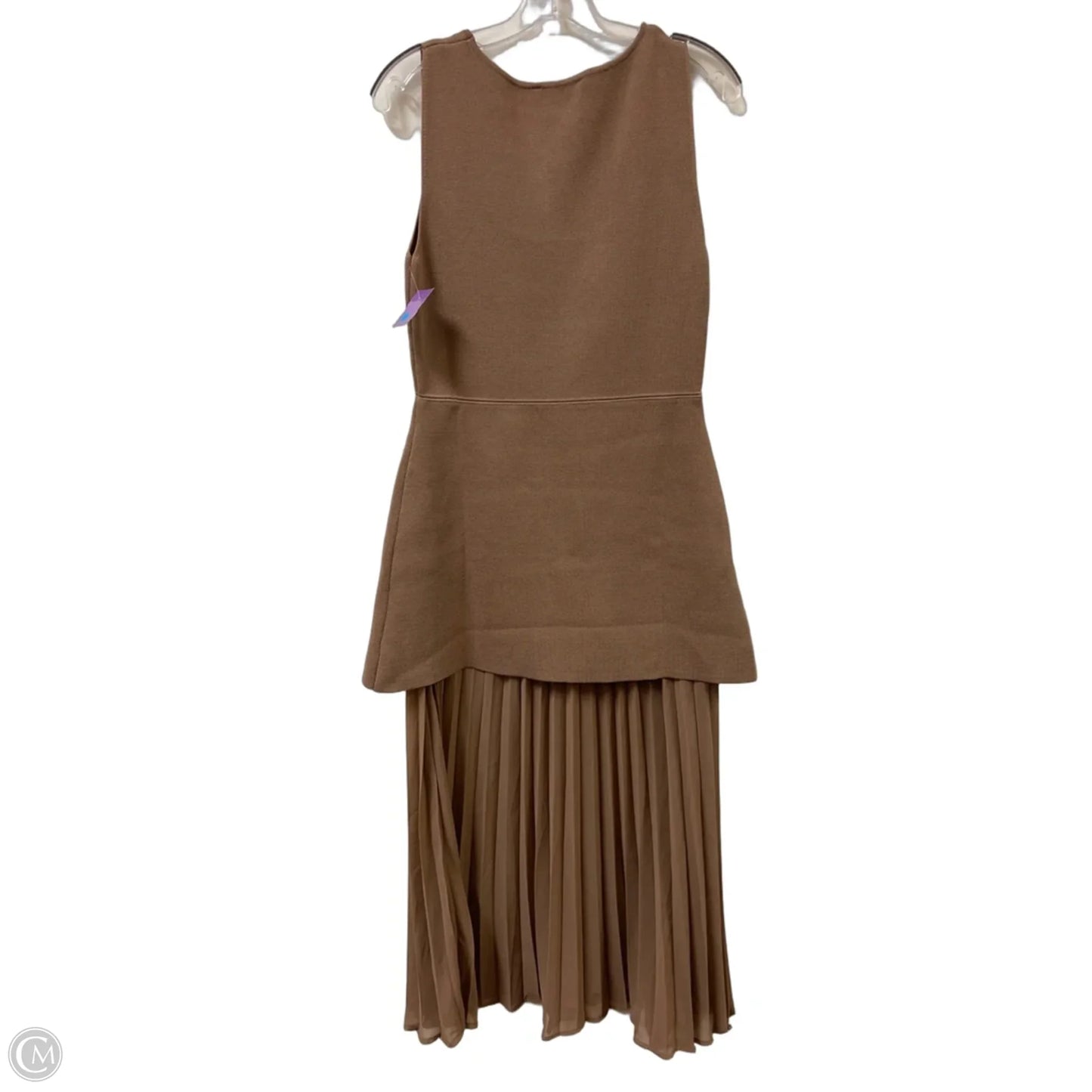 Dress Casual Maxi By Express In Brown, Size: M