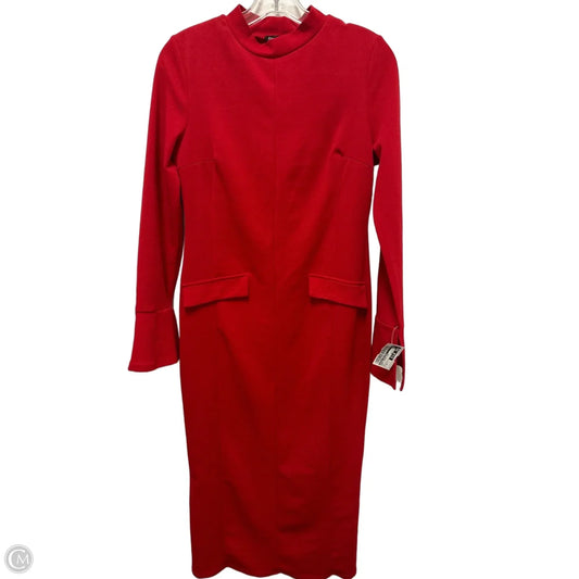 Dress Casual Maxi By Boohoo Boutique In Red, Size: M