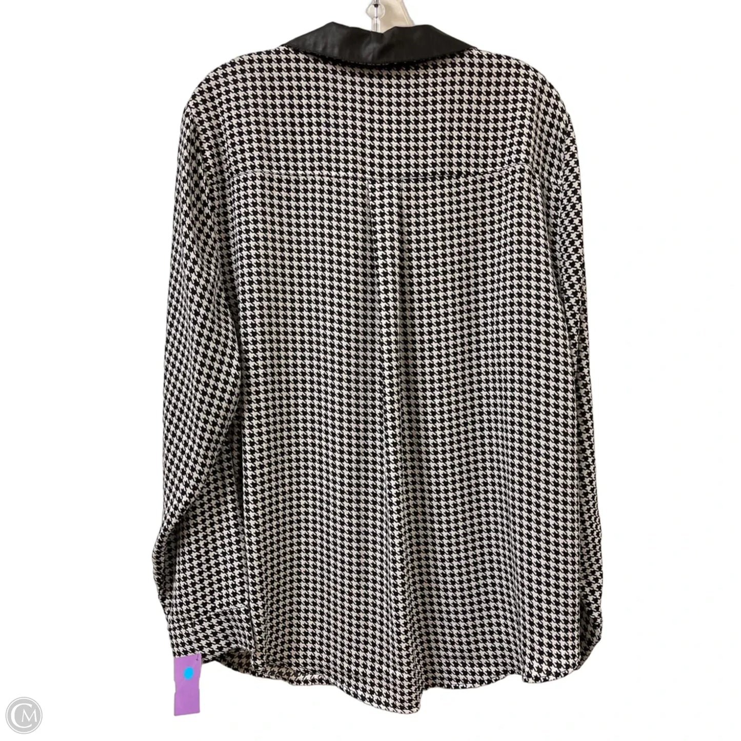 Blouse Long Sleeve By Torrid In Black & White, Size: 2x