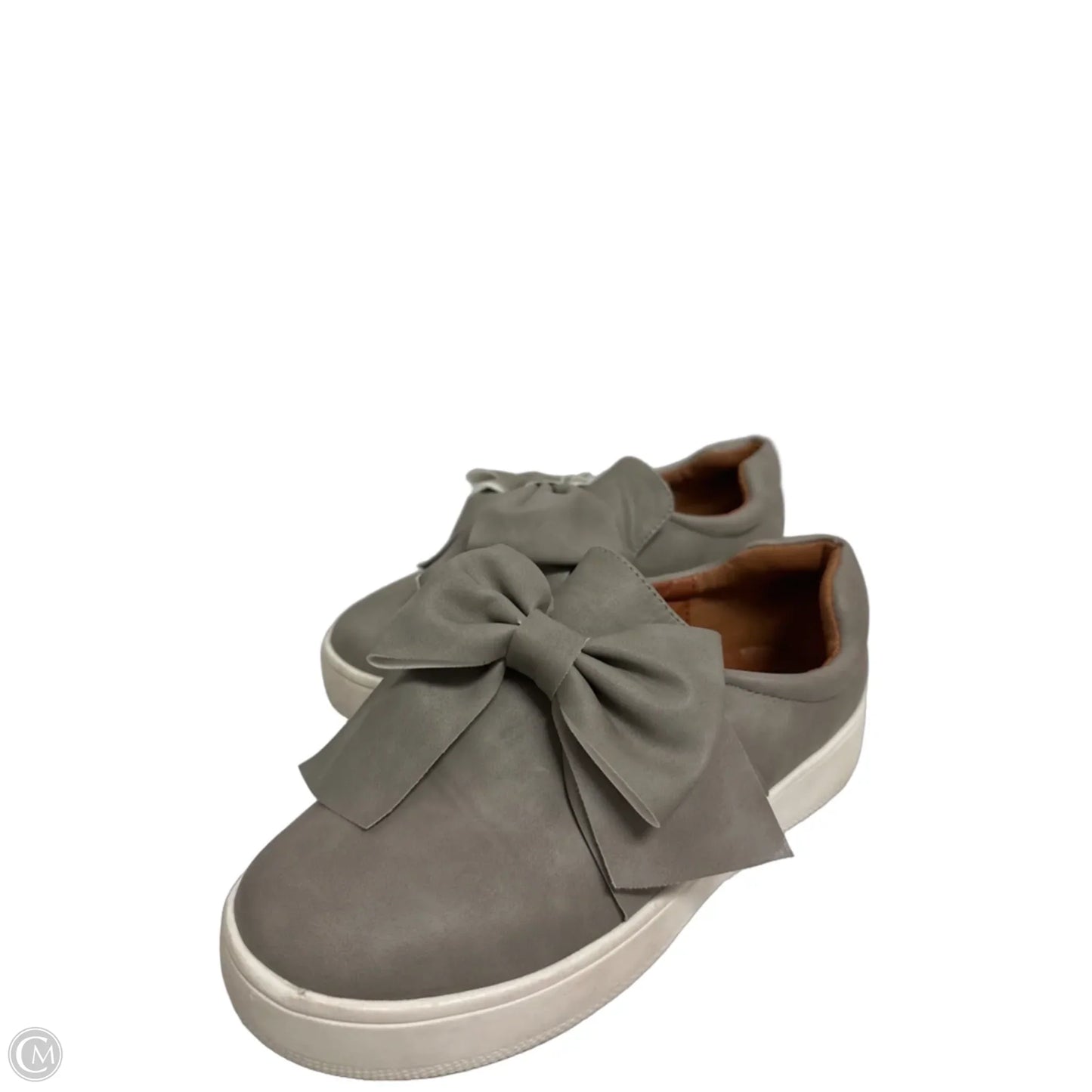Shoes Flats By Clothes Mentor In Grey, Size: 6.5