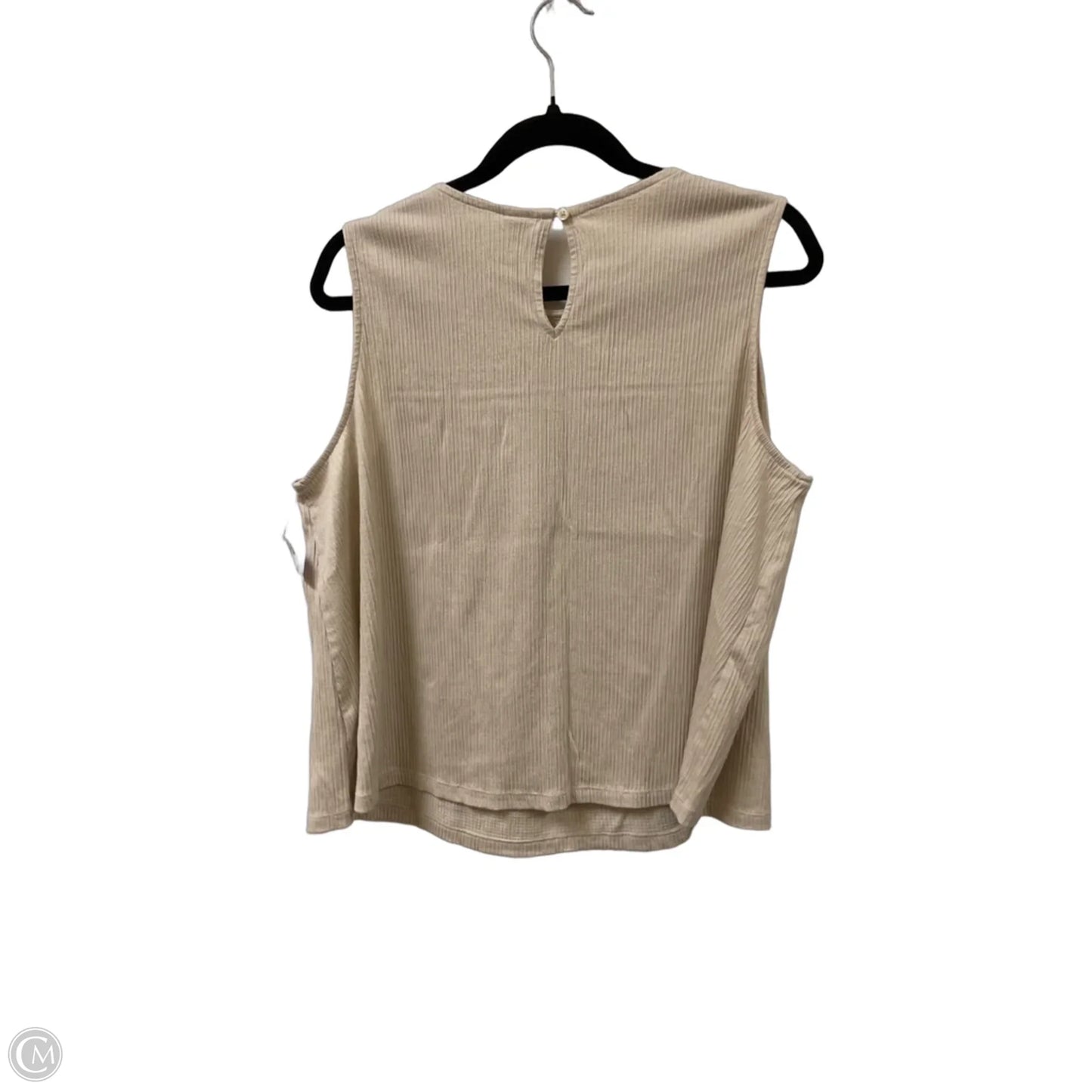 Top Sleeveless By Old Navy In Cream, Size: Xl