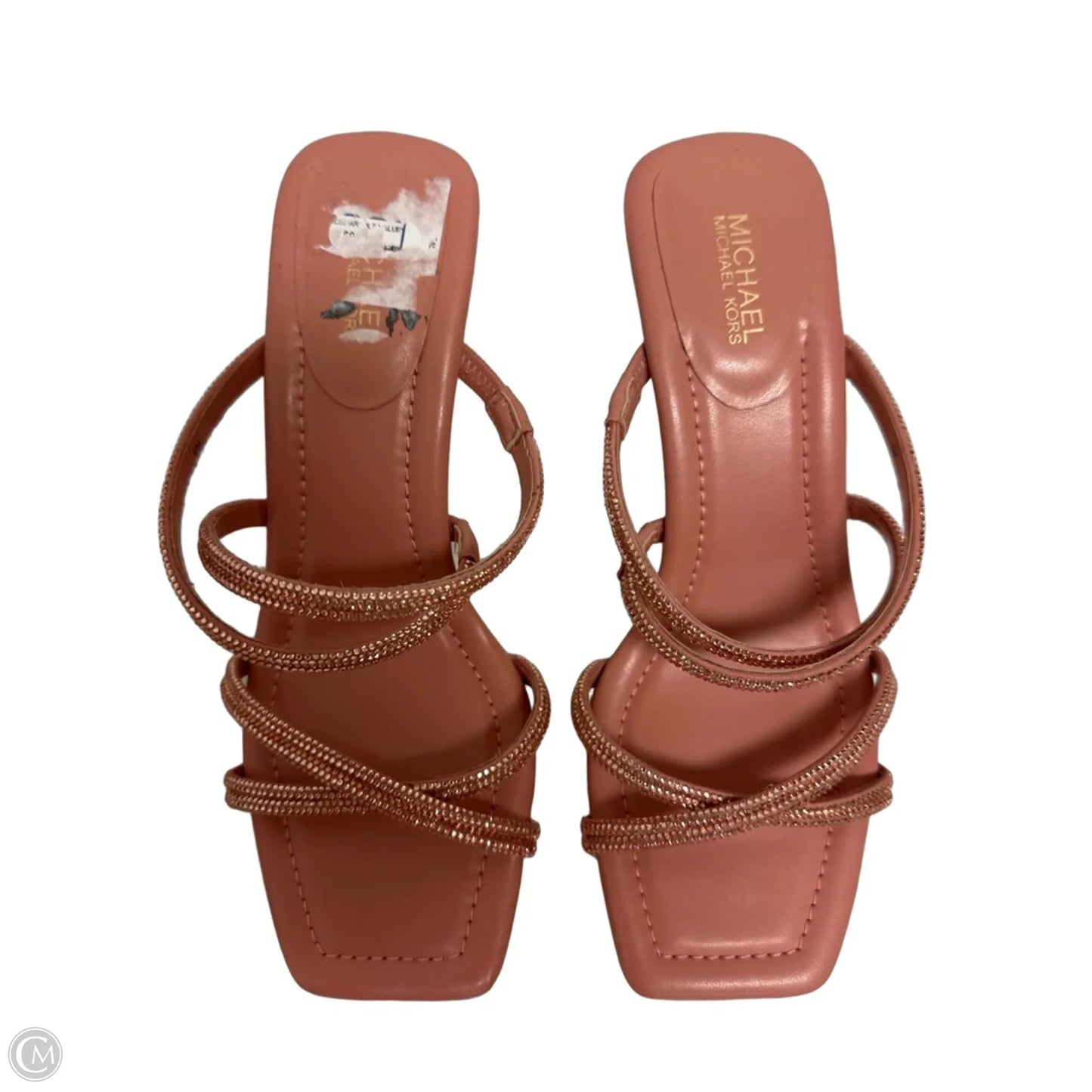 Sandals Heels Stiletto By Michael By Michael Kors In Pink, Size: 6
