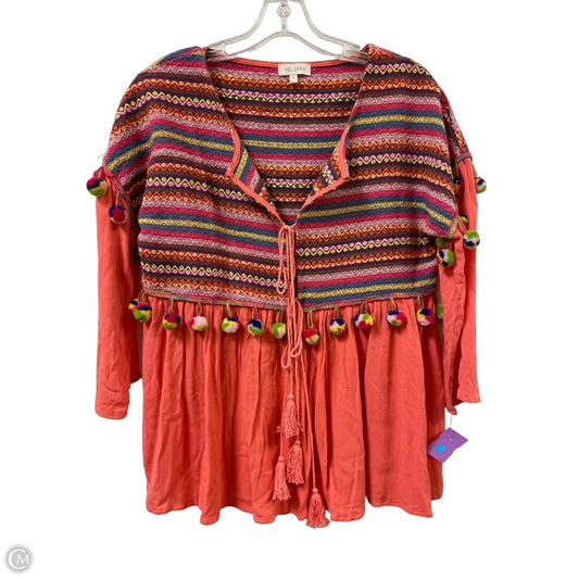 Top Long Sleeve By Clothes Mentor In Multi-colored, Size: 1x