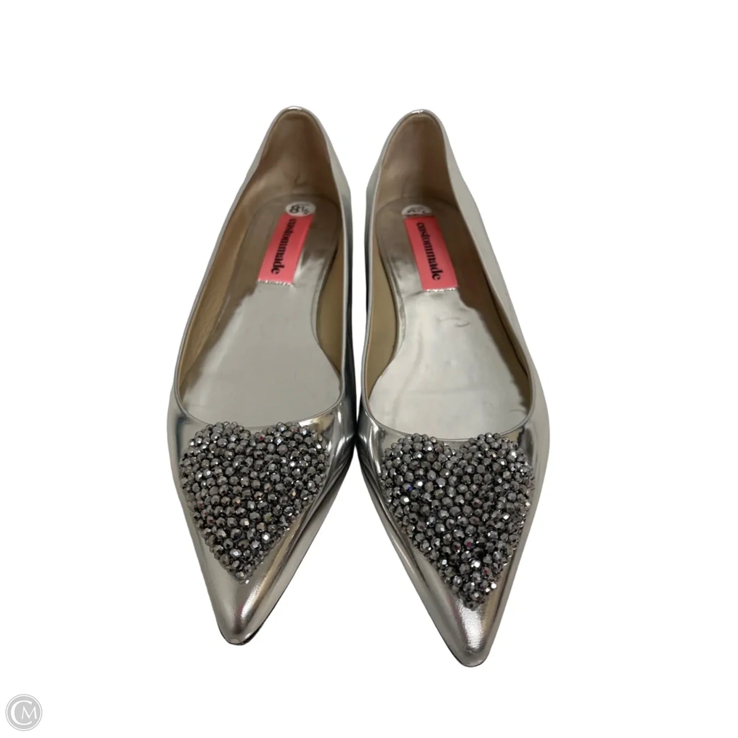 Shoes Flats By Cma In Silver, Size: 8.5