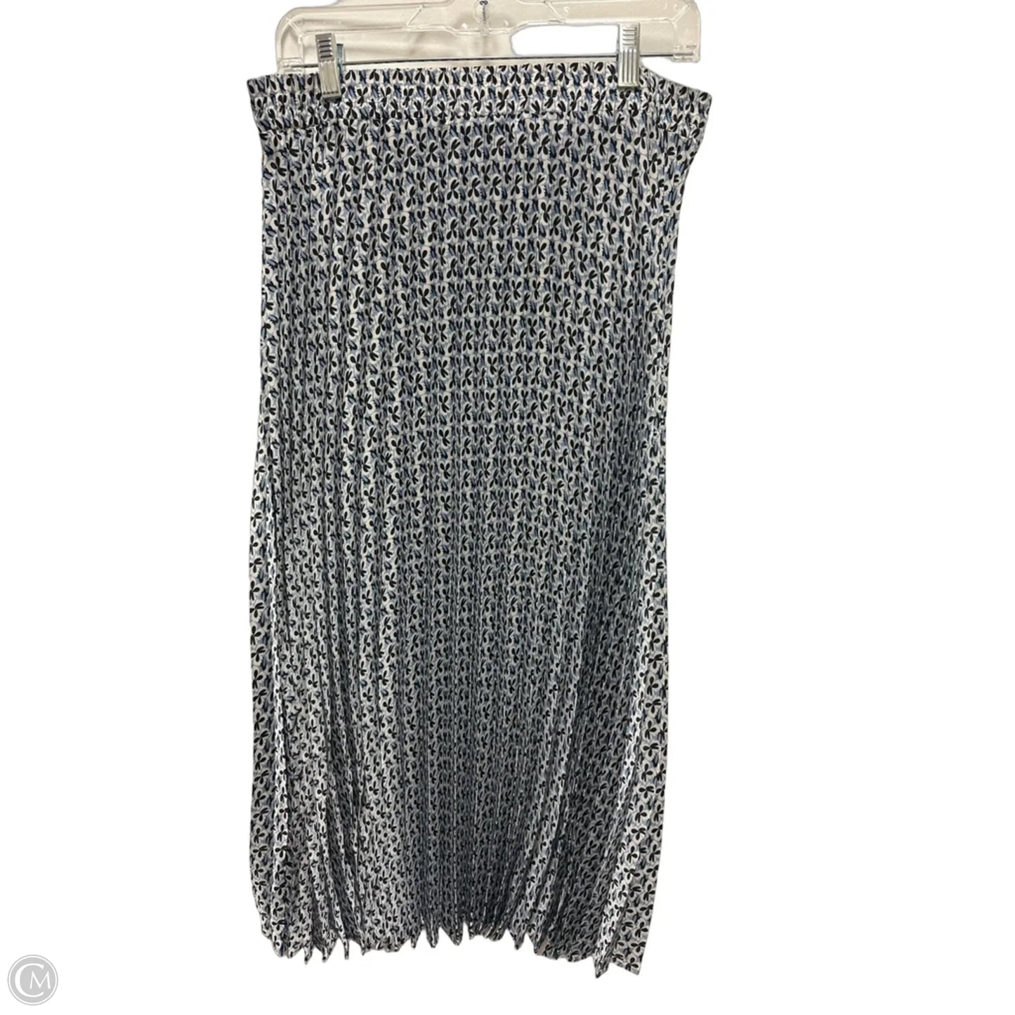 Skirt Midi By Max Studio In Black & Blue, Size: 12