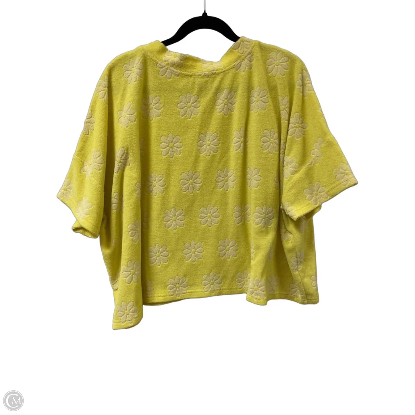 Top Short Sleeve By Entro In Yellow, Size: M