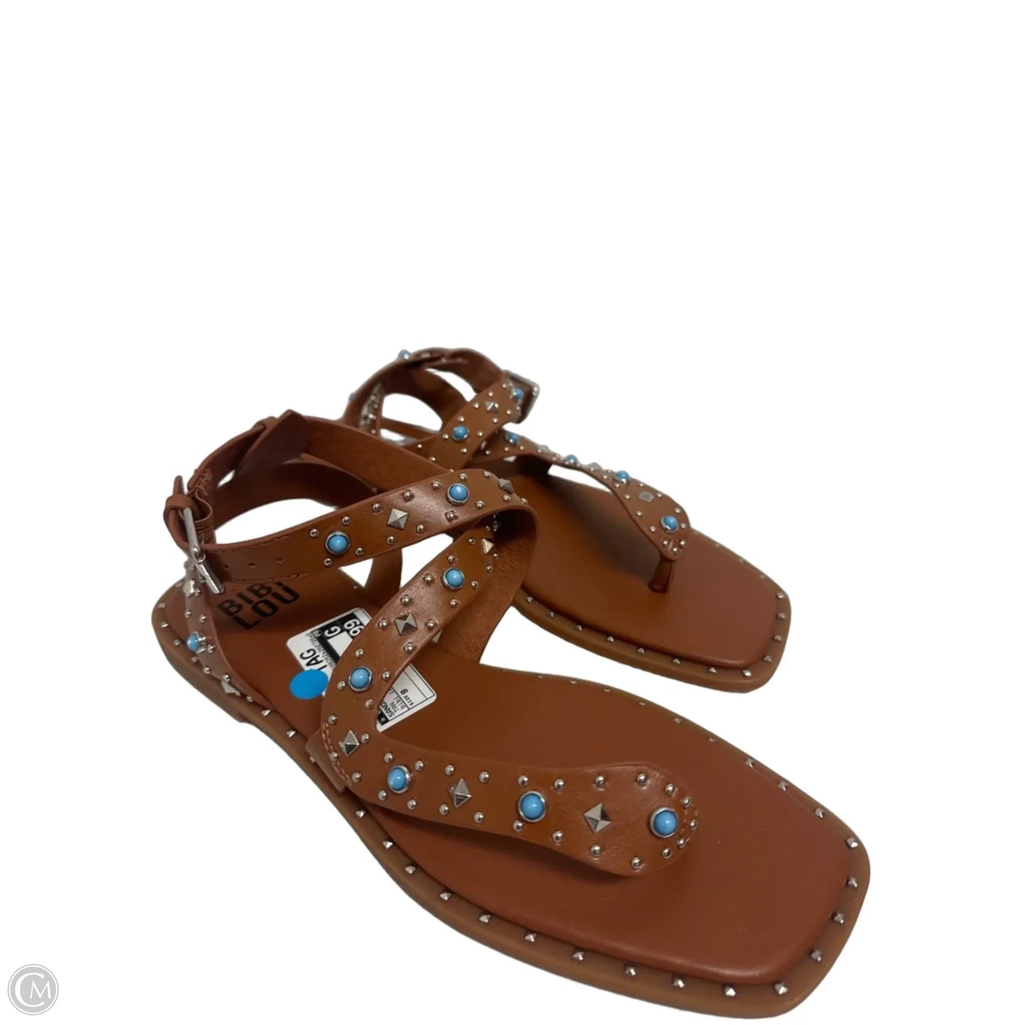 Sandals Flats By Cma In Tan, Size: 9