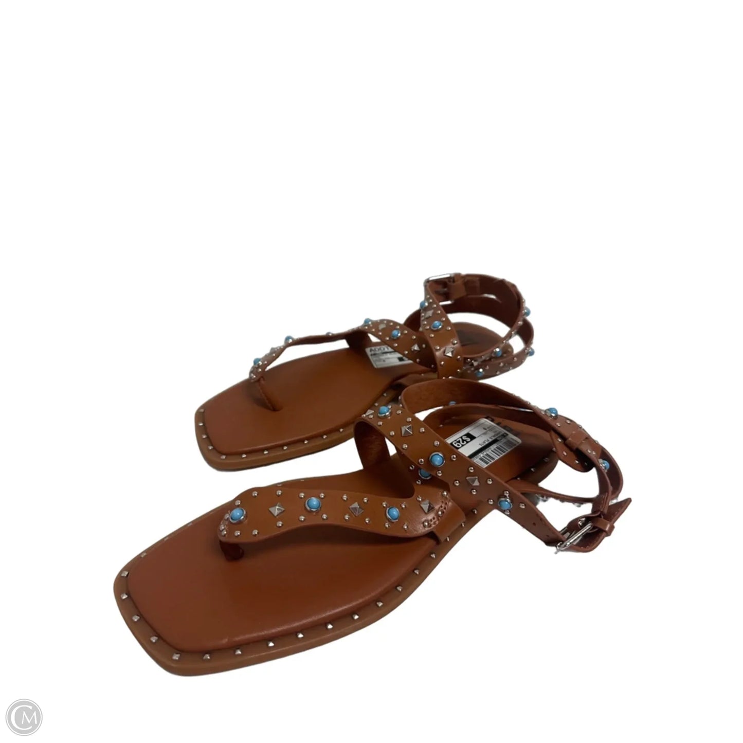 Sandals Flats By Cma In Tan, Size: 9