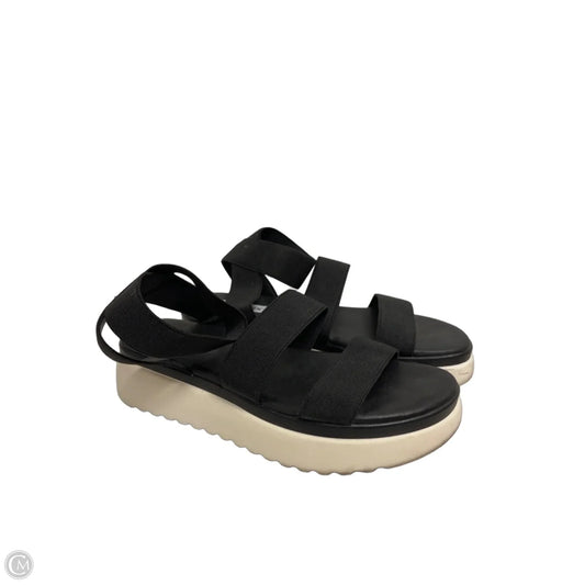 Sandals Flats By Steve Madden In Black, Size: 7.5