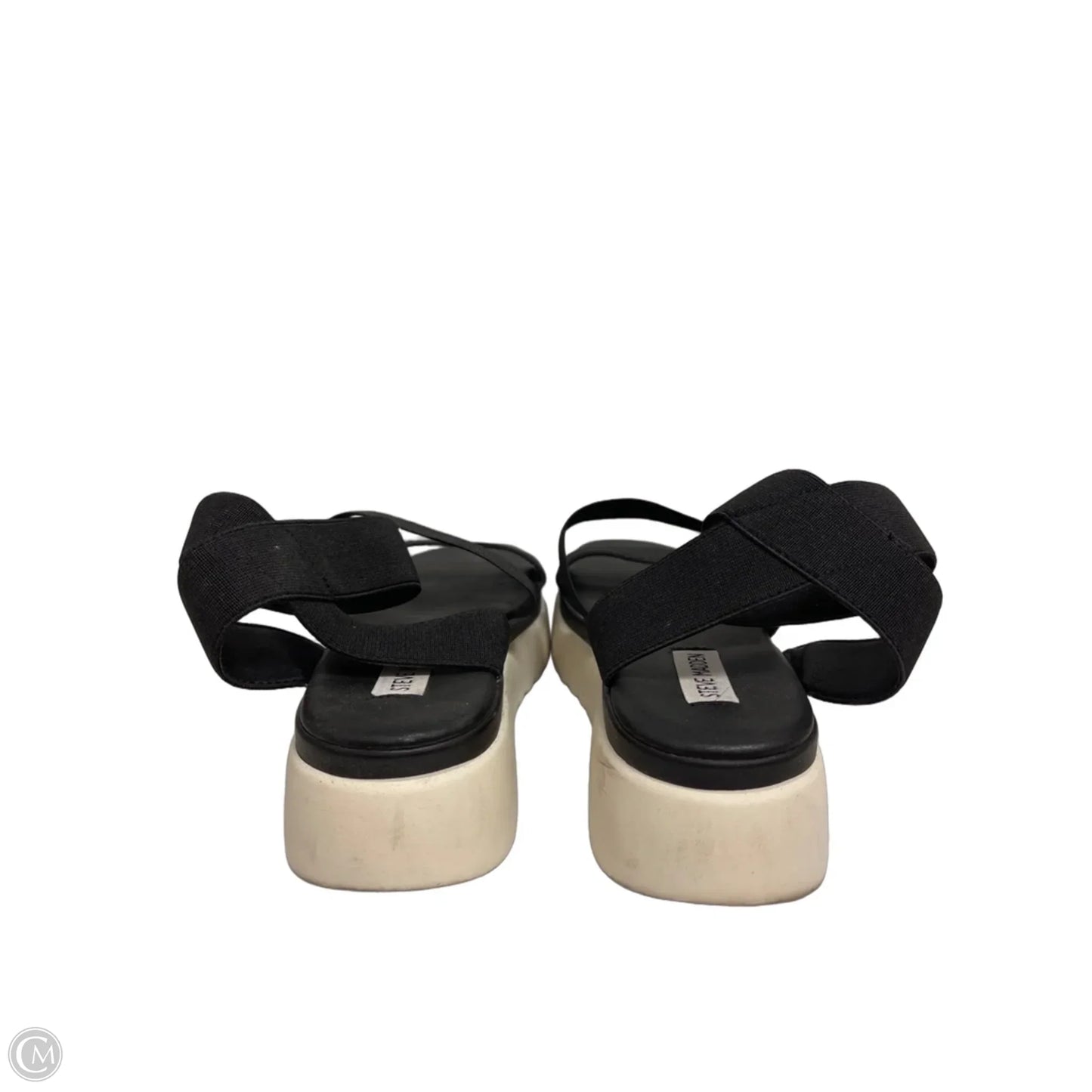 Sandals Flats By Steve Madden In Black, Size: 7.5