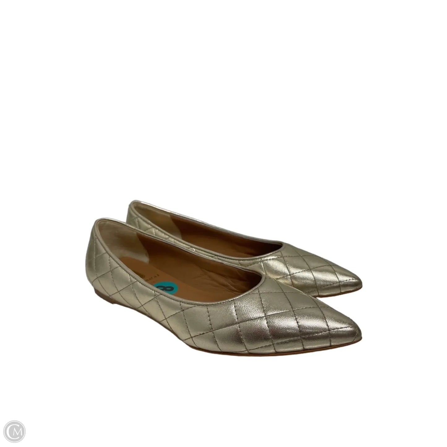 Shoes Flats By Bruno Magli Shoes In Gold, Size: 8