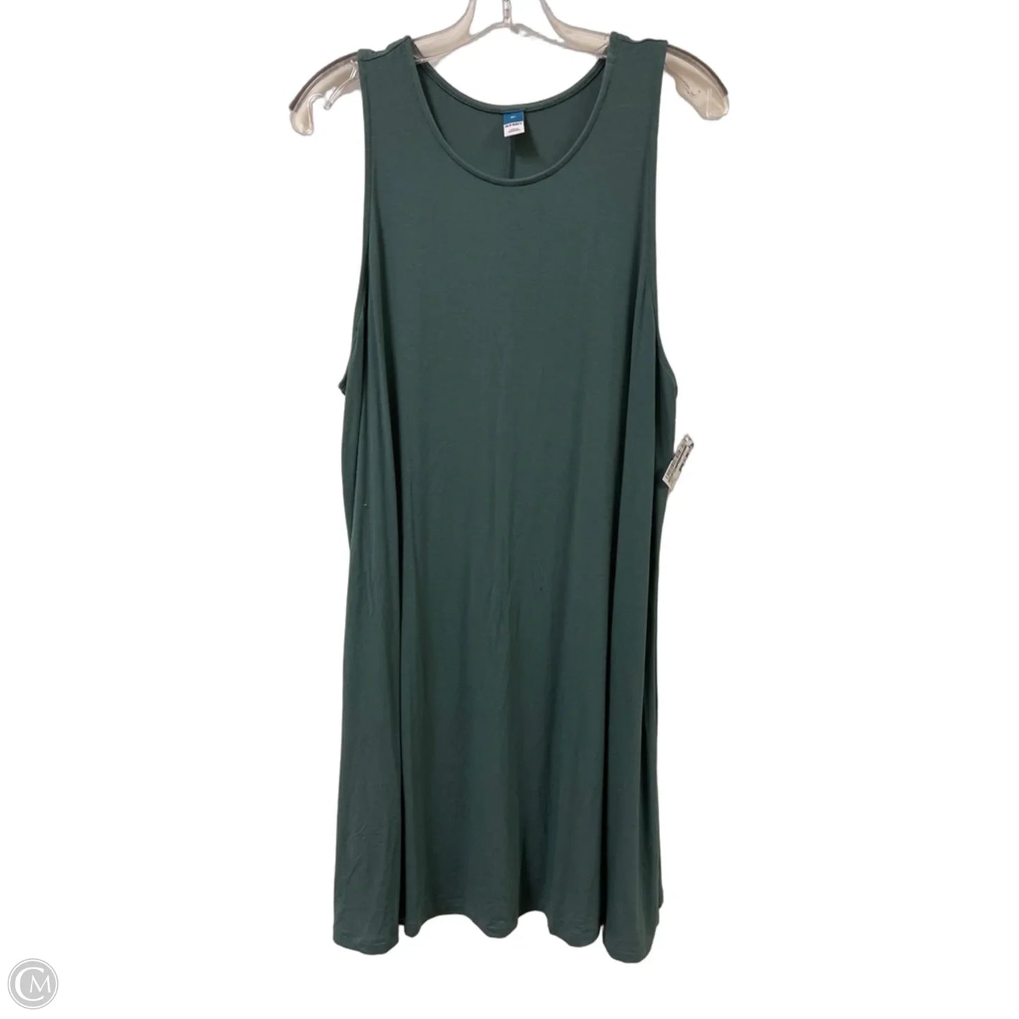 Dress Casual Midi By Old Navy In Green, Size: Xl