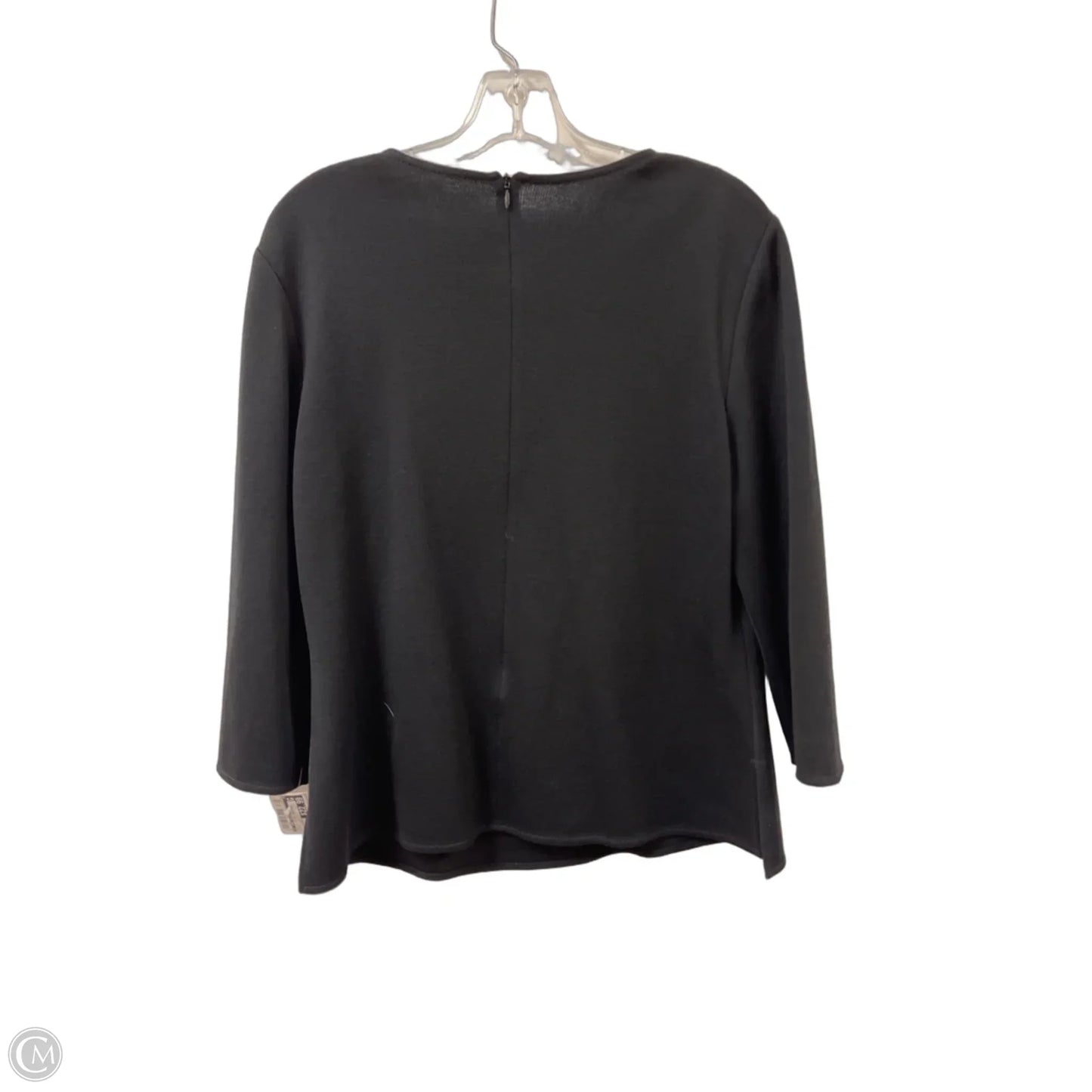 Top Long Sleeve Luxury Designer By St John Collection In Black, Size: L