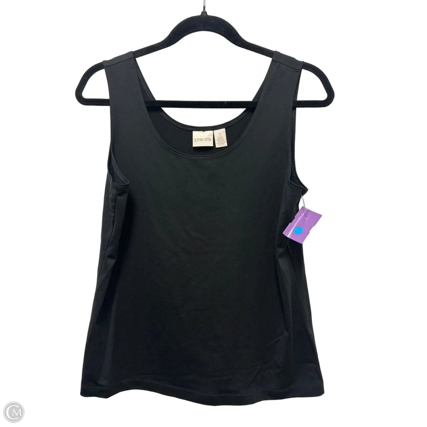 Tank Top By Chicos In Black, Size: L