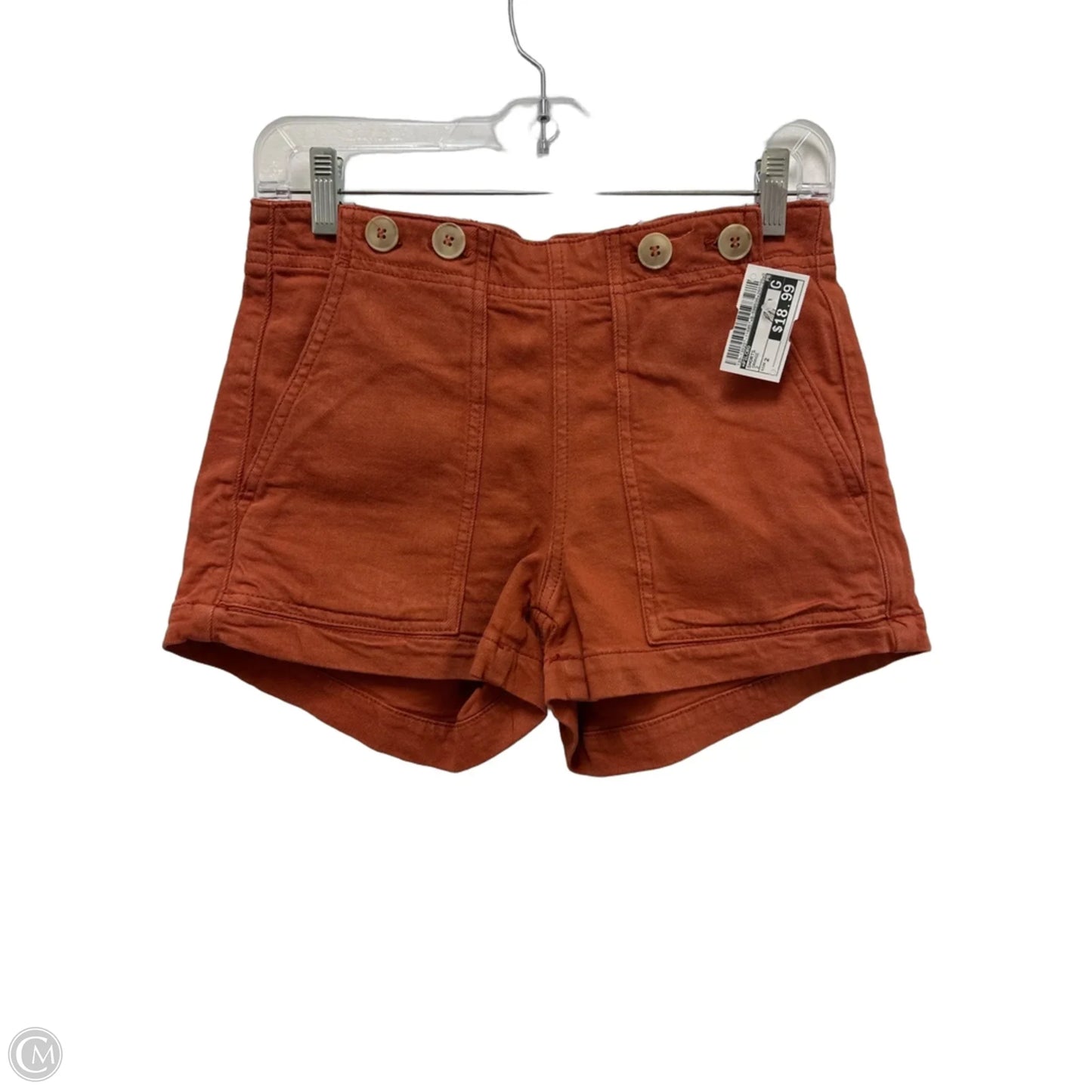 Shorts By Pilcro In Orange, Size: 2