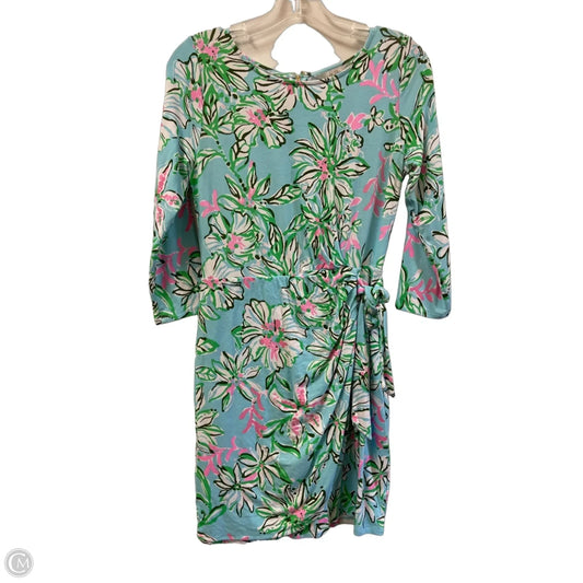 Dress Designer By Lilly Pulitzer In Blue & Green, Size: S