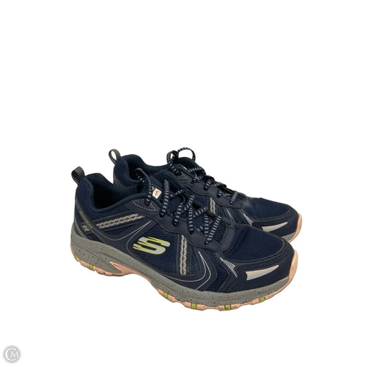 Shoes Athletic By Skechers In Navy, Size: 9