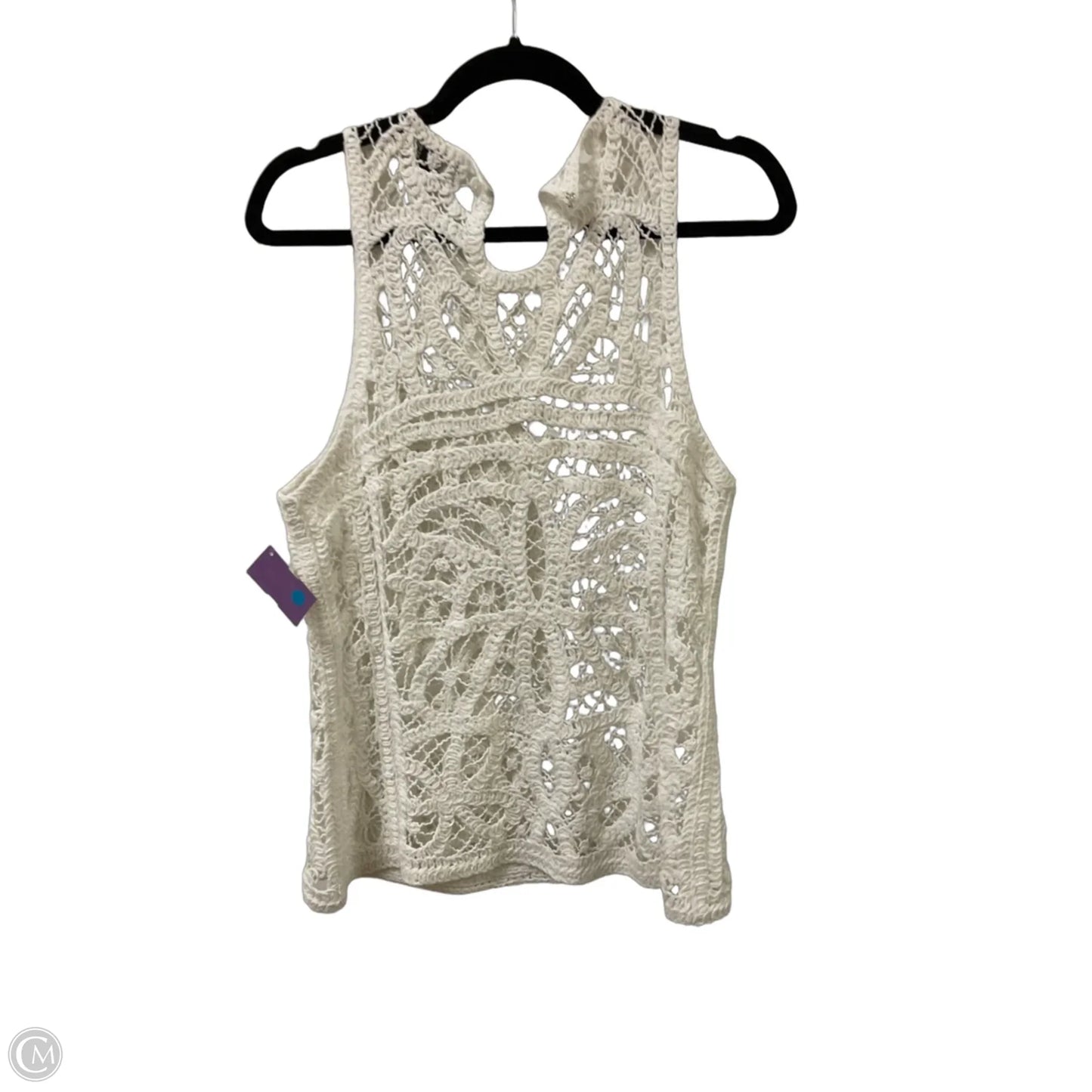 Top Sleeveless By Ana In White, Size: M