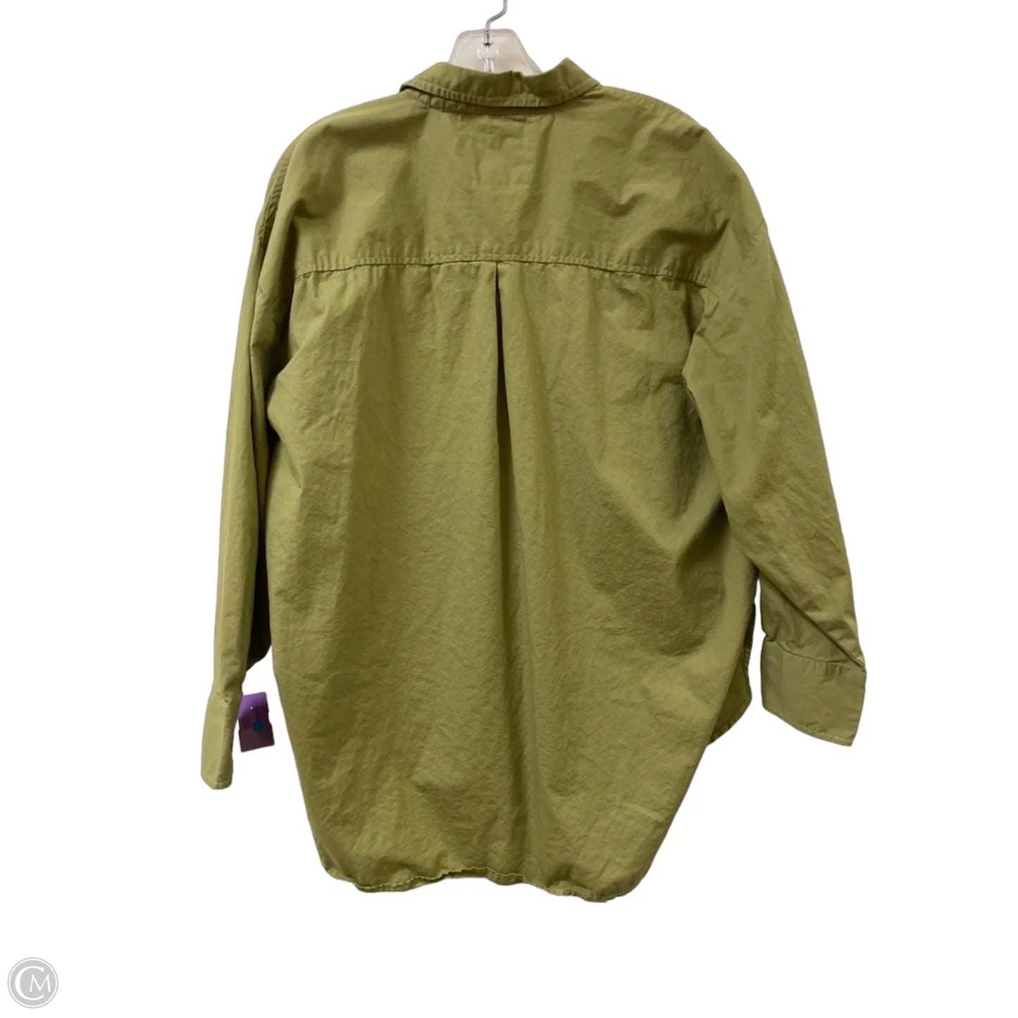 Blouse Long Sleeve By Maeve In Green, Size: M