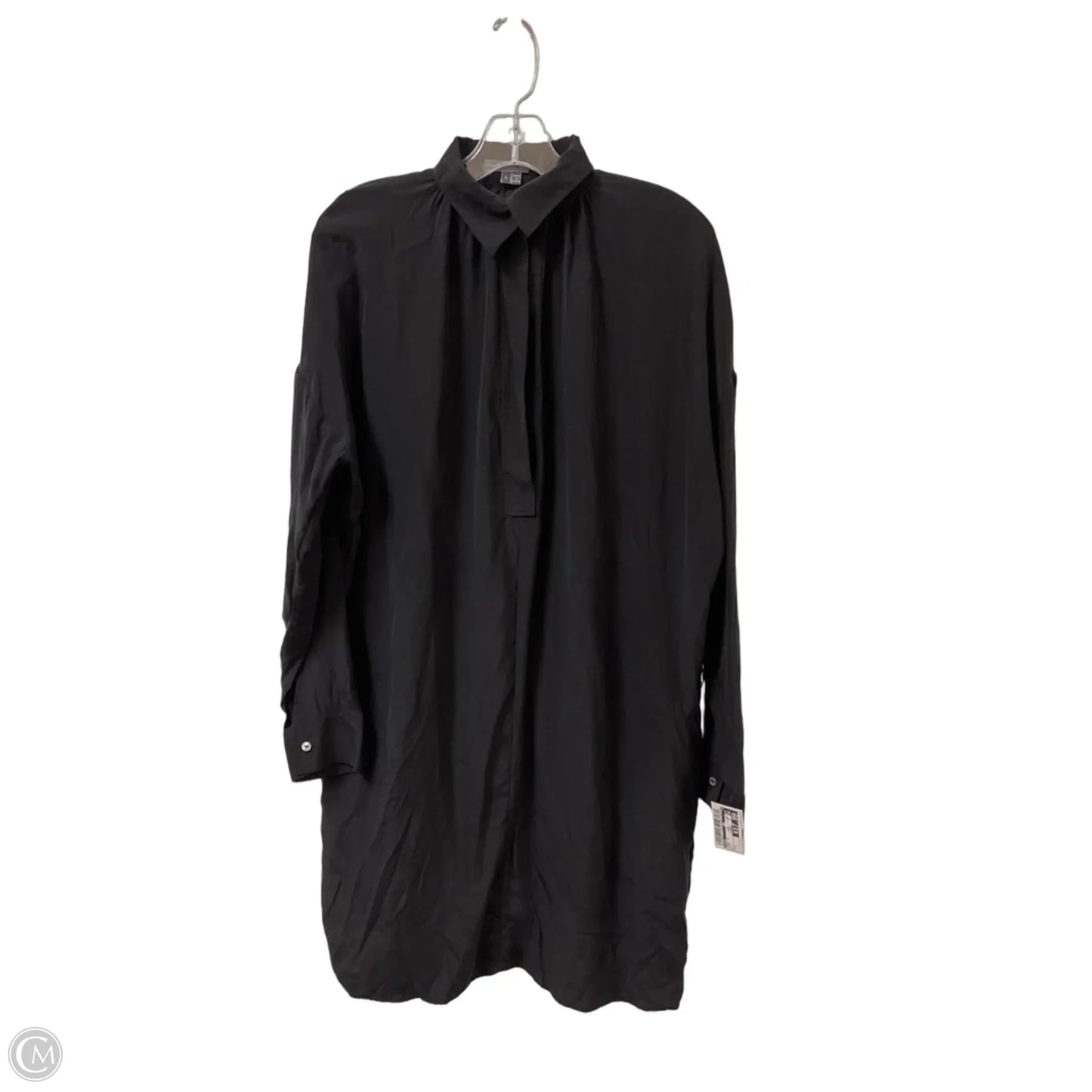 Tunic Long Sleeve By Vince In Black, Size: L
