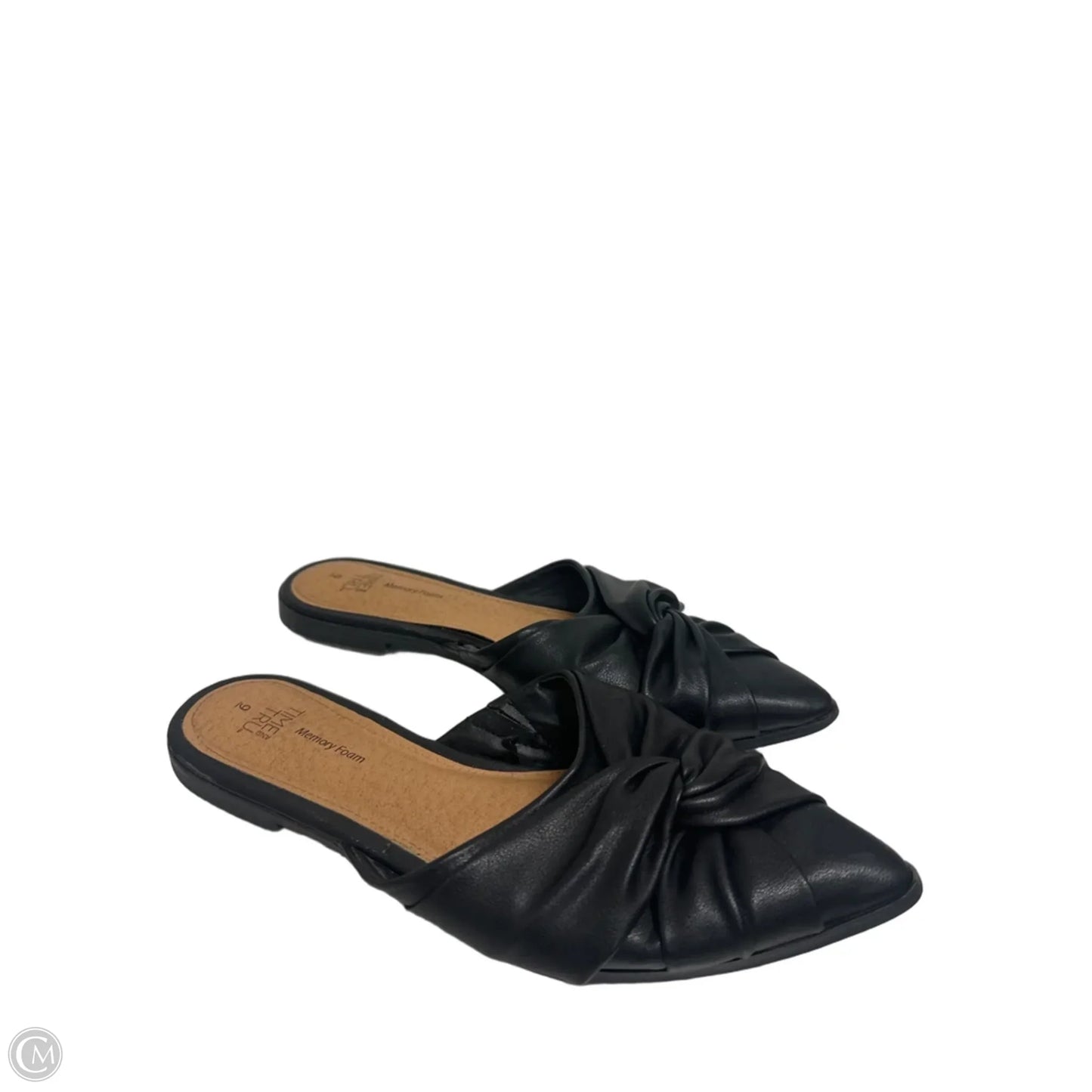 Shoes Flats By Time And Tru In Black, Size: 9