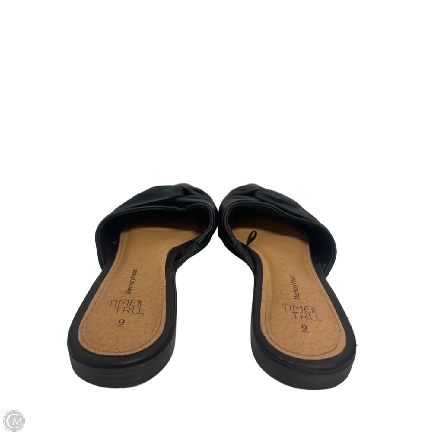 Shoes Flats By Time And Tru In Black, Size: 9