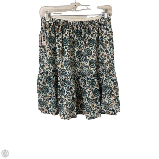 Skirt Mini & Short By J. Crew In Blue & White, Size: 4