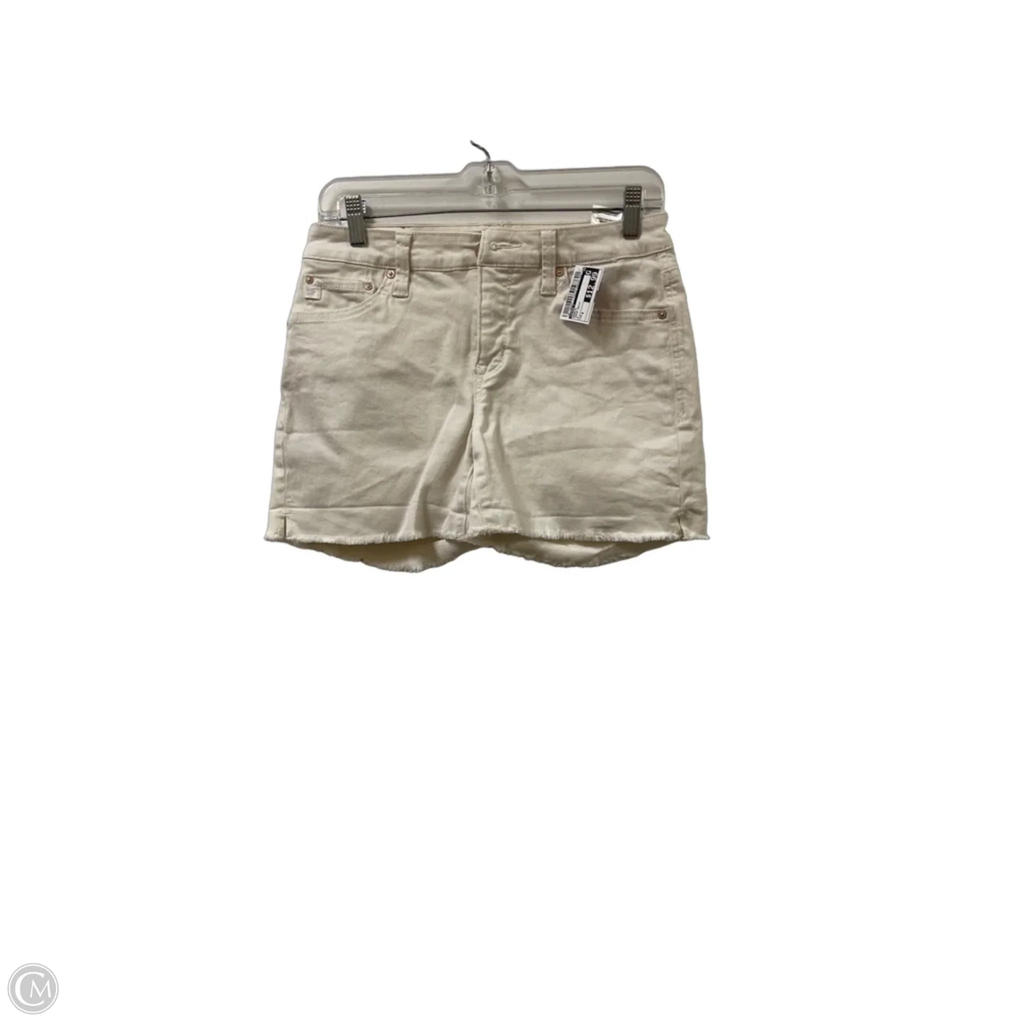 Shorts By Seven 7 In Cream Denim, Size: 4