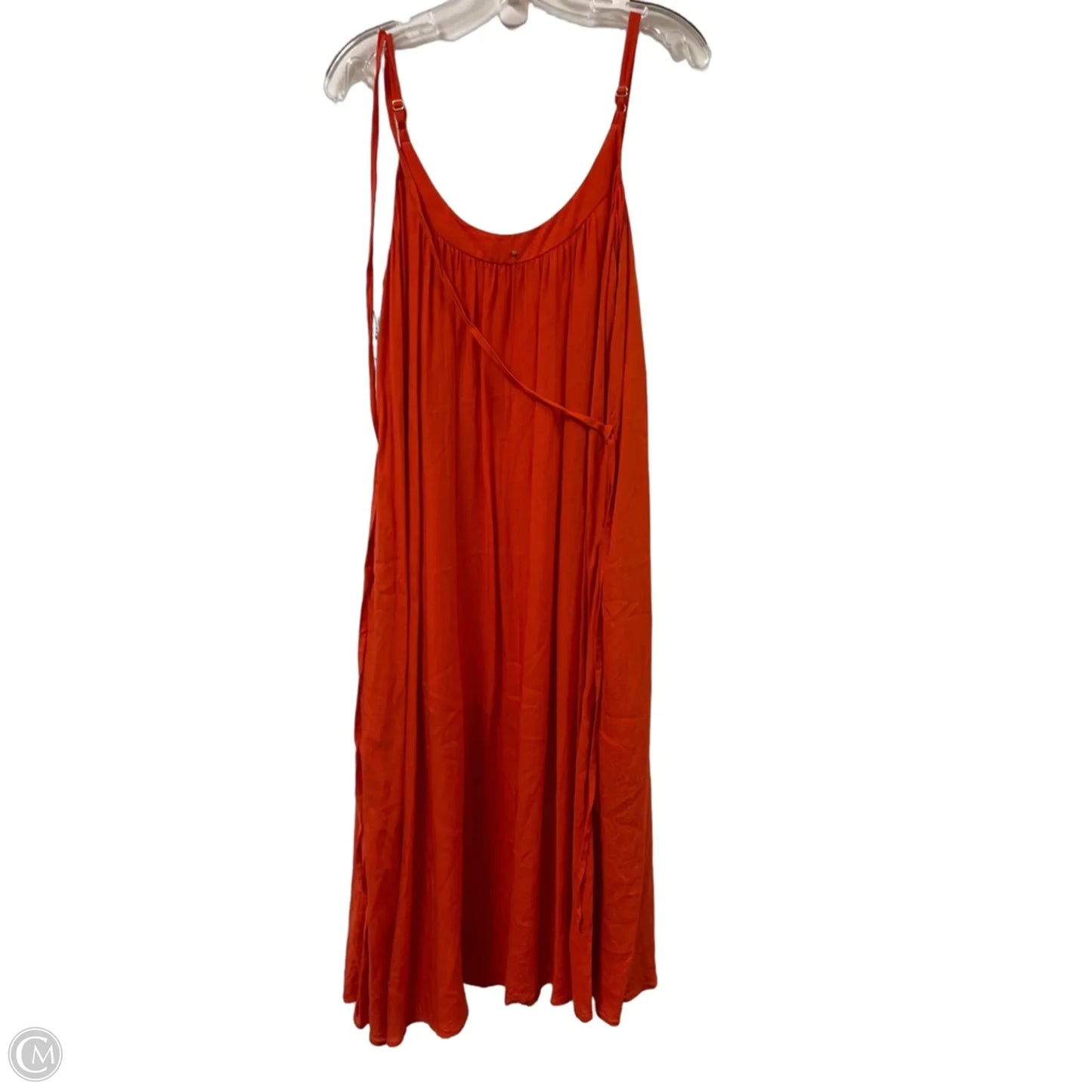Dress Casual Midi By Clothes Mentor In Orange, Size: S