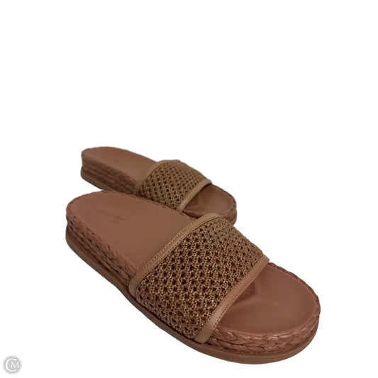 Sandals Flats By Universal Thread In Brown, Size: 8