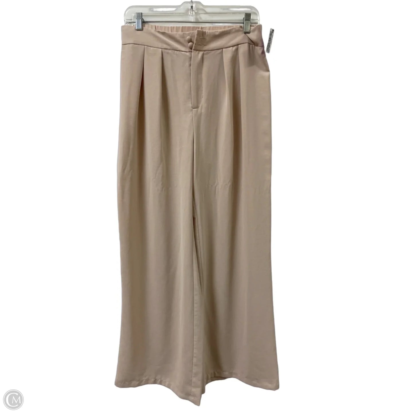 Pants Wide Leg By Shein In Cream, Size: 12