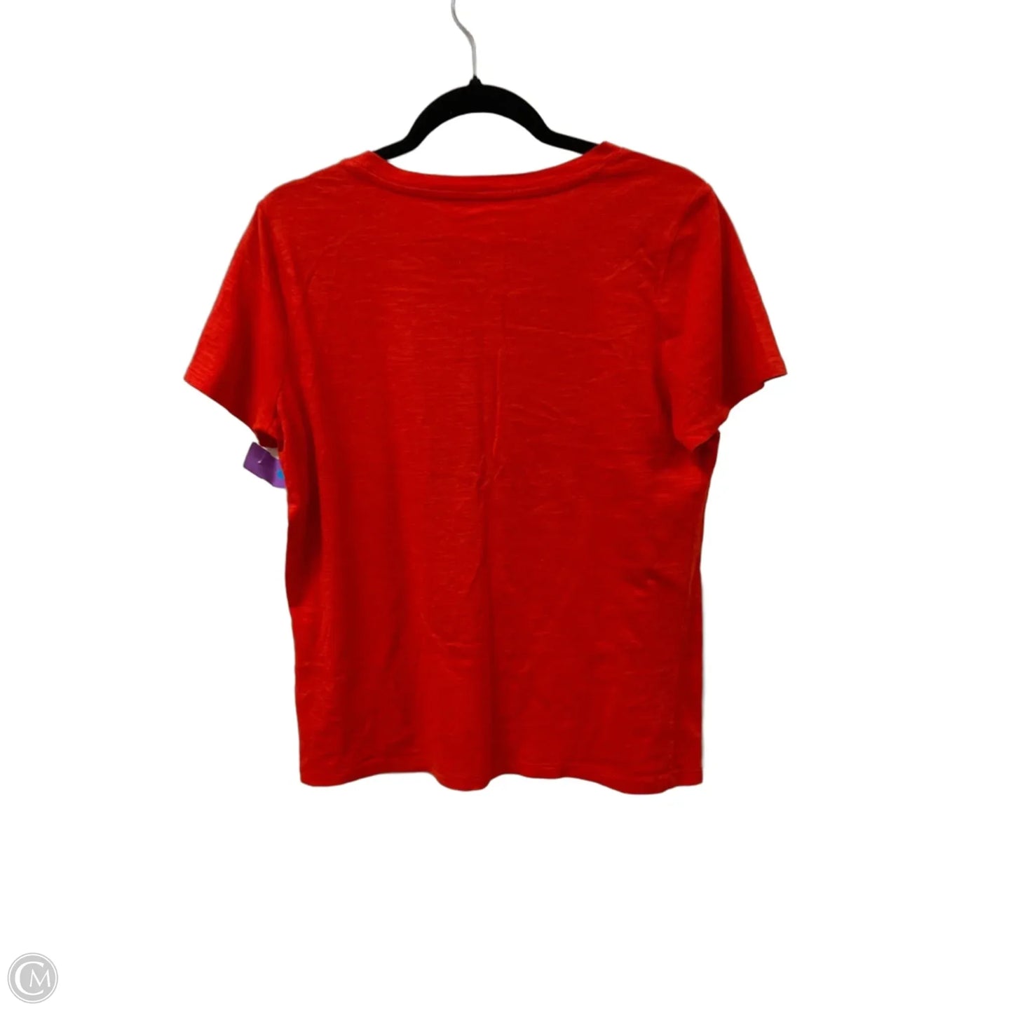 Top Short Sleeve By Sonoma In Red, Size: S