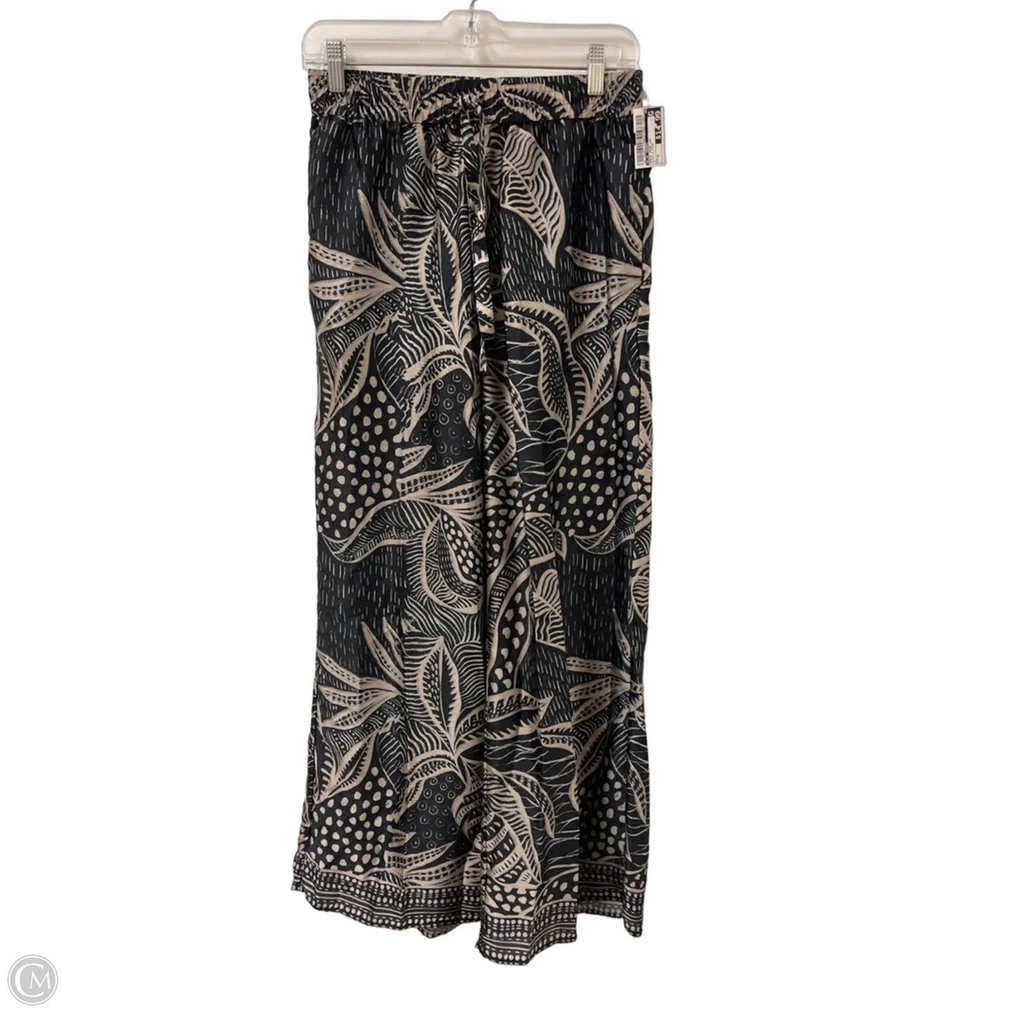 Pants Wide Leg By Elie Tahari In Black & Cream, Size: 4