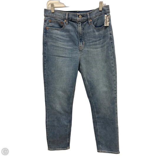 Jeans Straight By Gap In Blue Denim, Size: 12