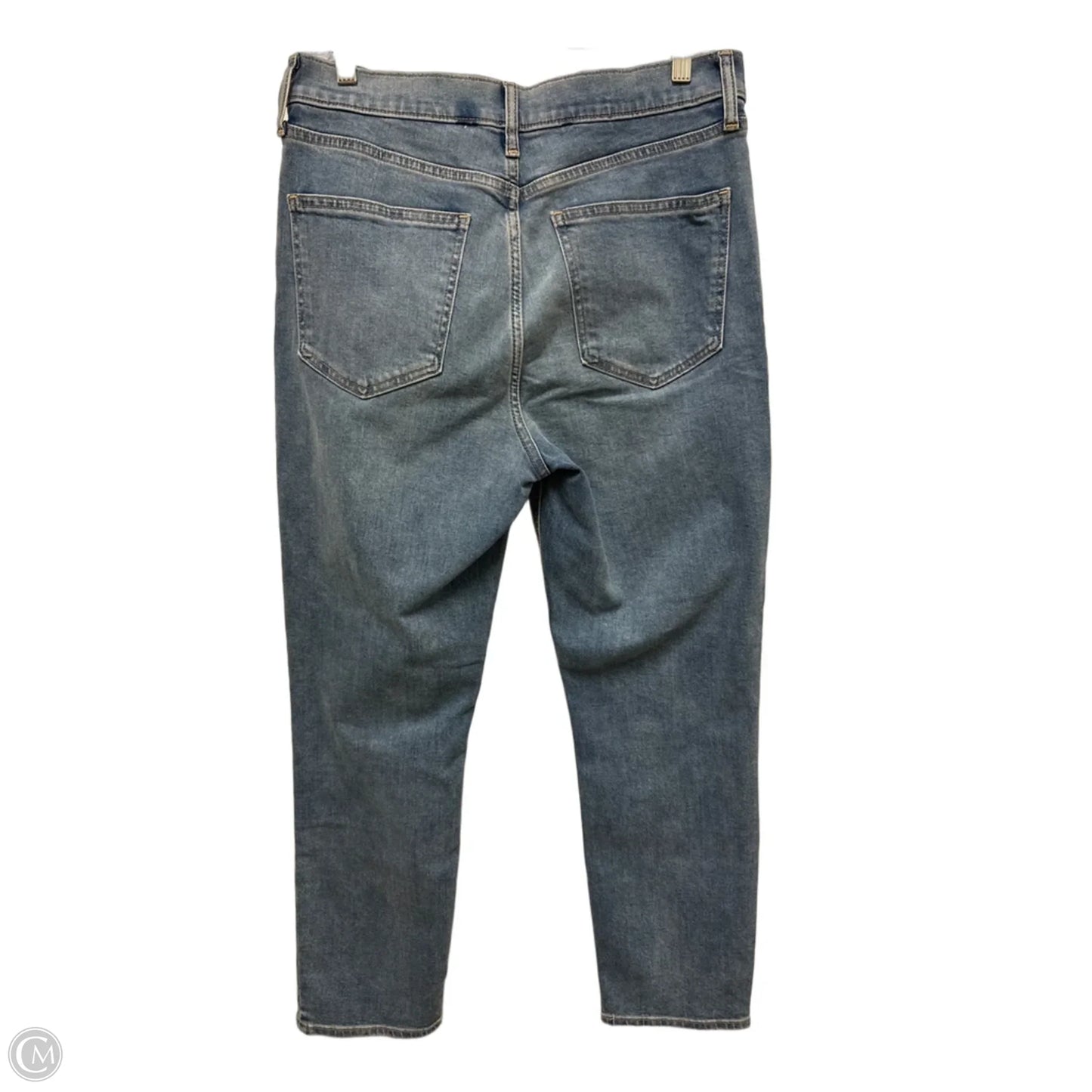 Jeans Straight By Gap In Blue Denim, Size: 12