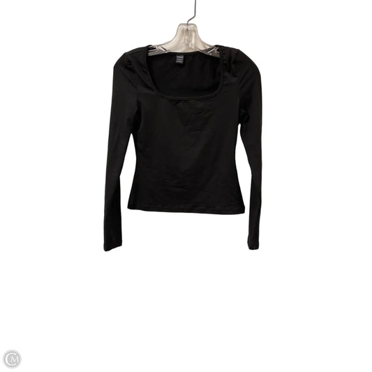Top Long Sleeve By Shein In Black, Size: S