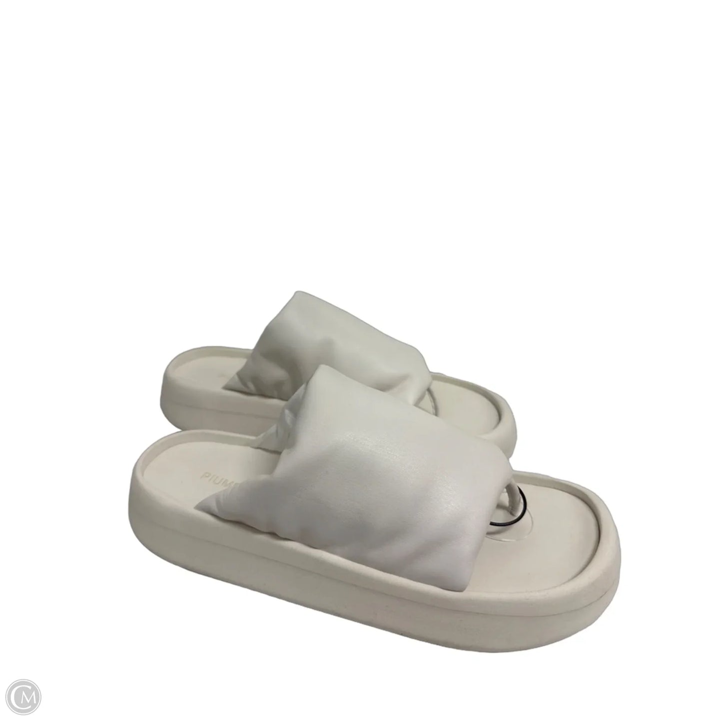 Sandals Heels Platform By Cma In White, Size: 9.5