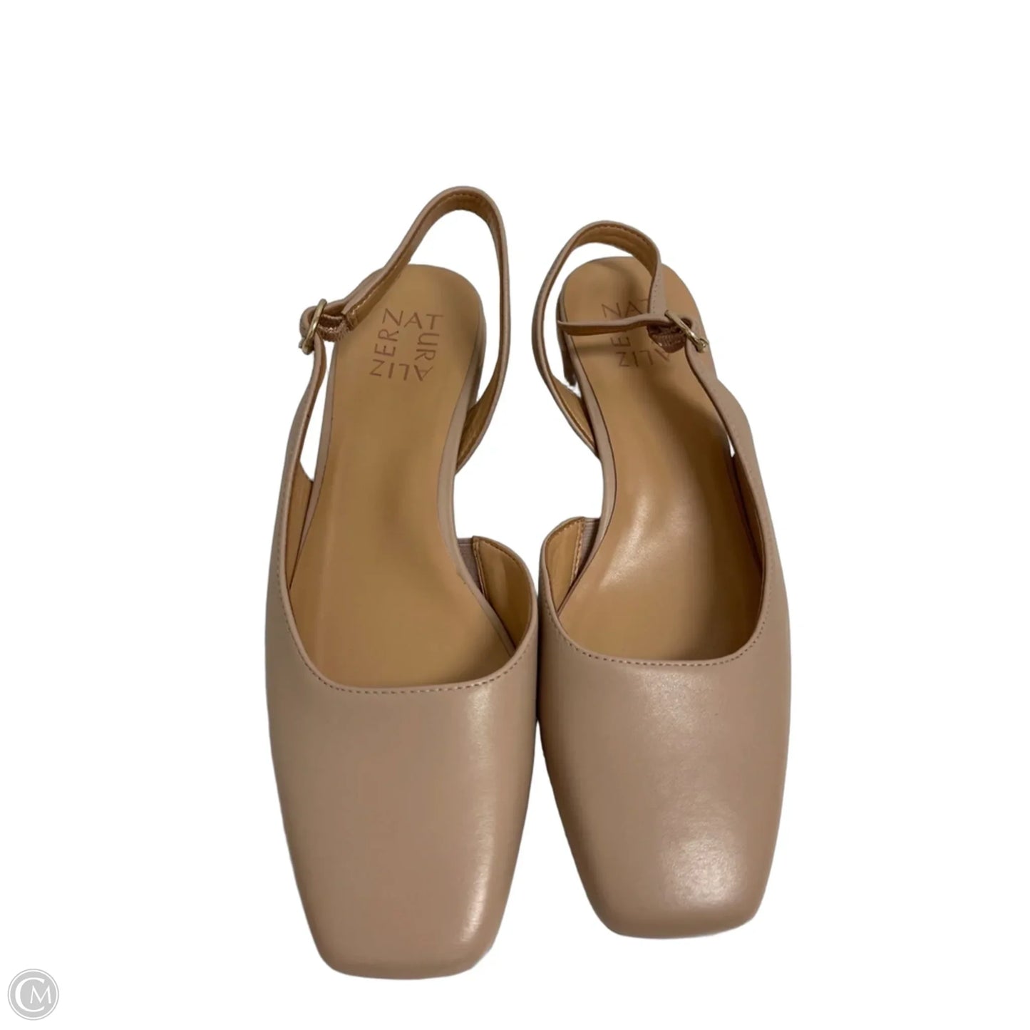 Sandals Heels Block By Naturalizer In Cream, Size: 7.5