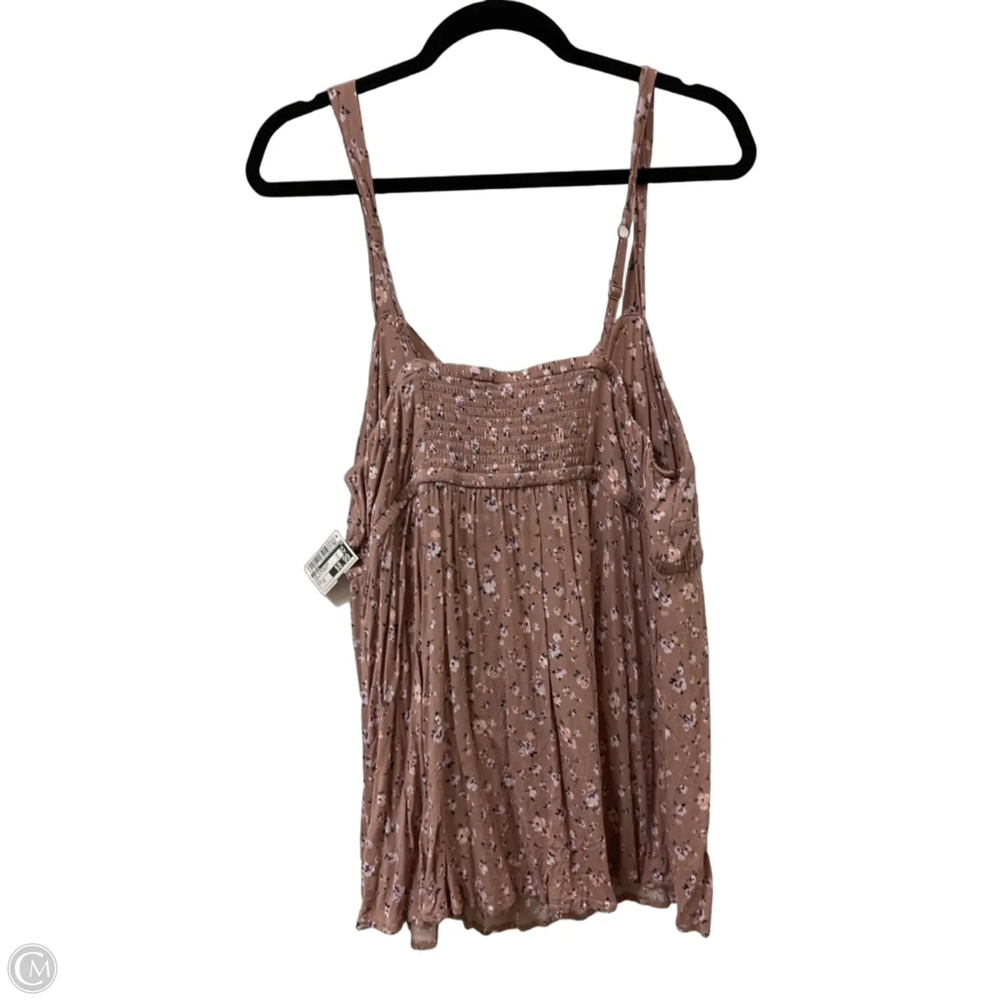Top Sleeveless By Torrid In Brown & Purple, Size: 1x