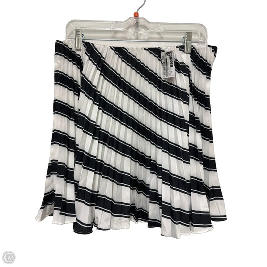 Skirt Mini & Short By Maeve In Black & White, Size: 12