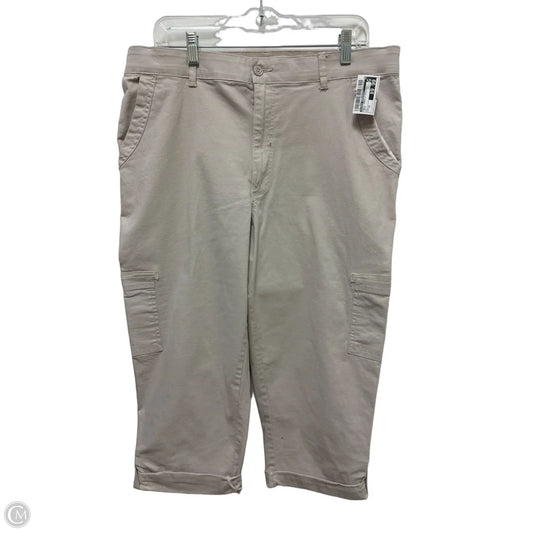 Pants Cargo & Utility By Gloria Vanderbilt In Cream, Size: 14
